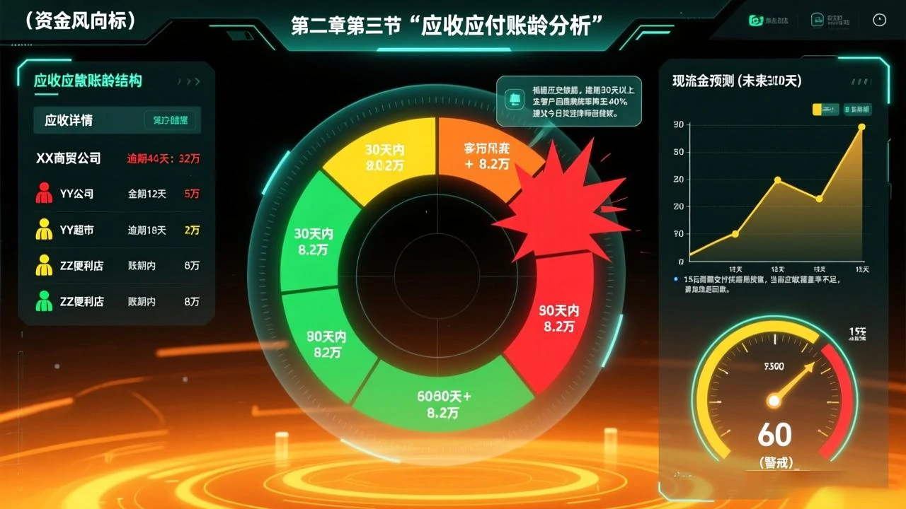 应收应付账龄分析看板