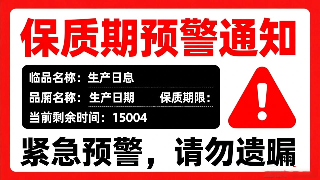 保质期预警通知