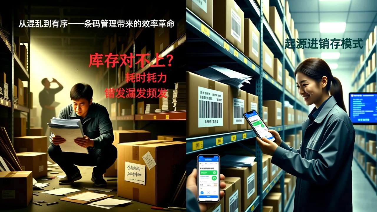 从混乱到有序，条码管理是库存精准的基石