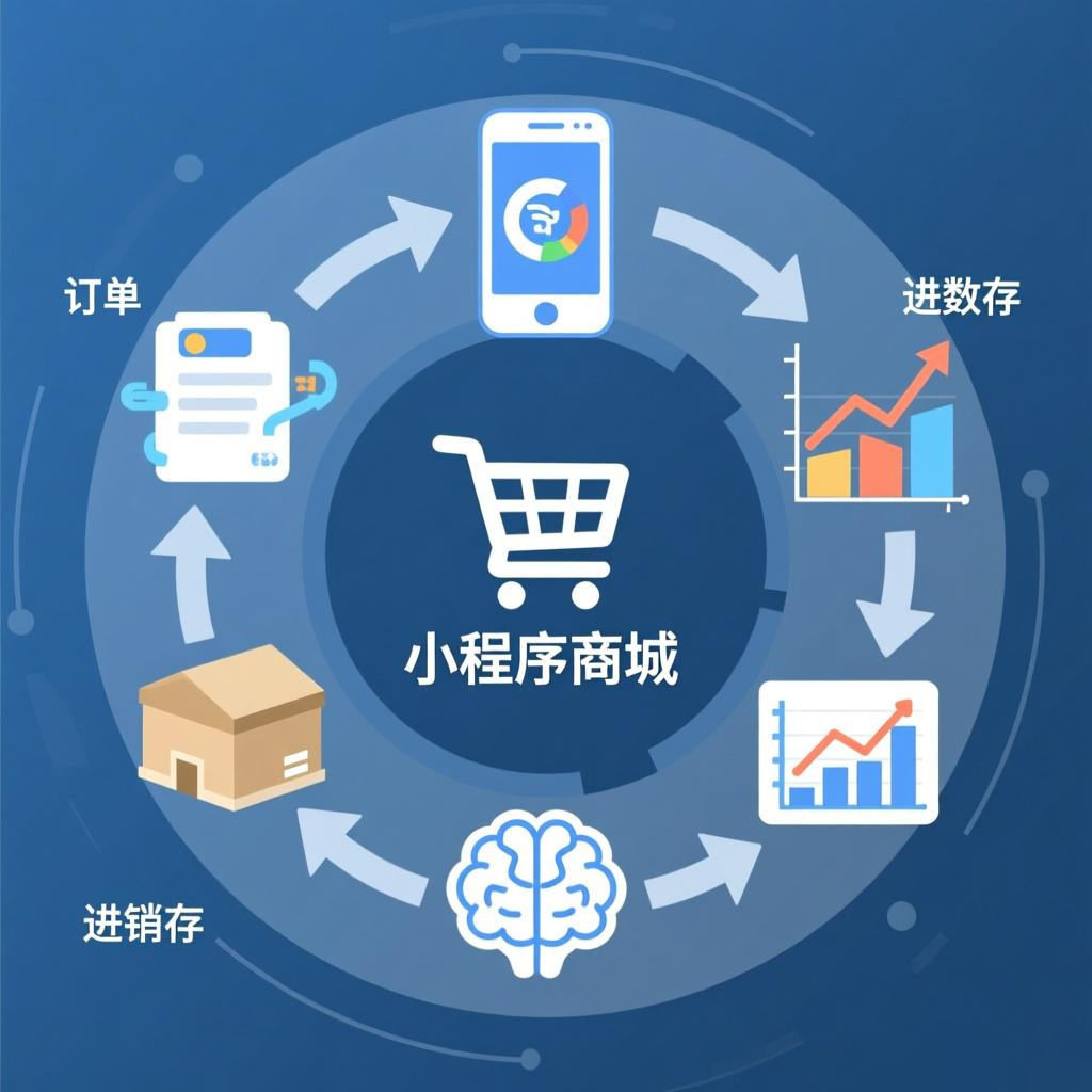 起源进销存商城管理系统一体化生态闭环