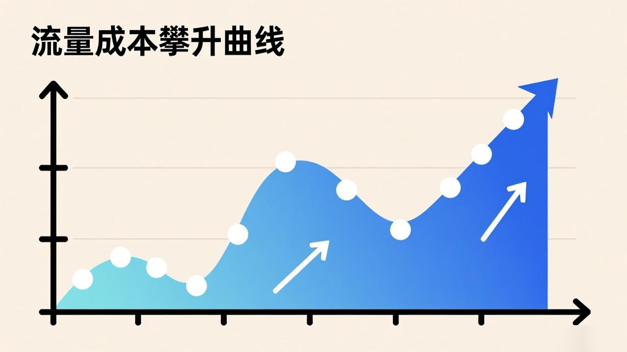 流量成本攀升曲线图