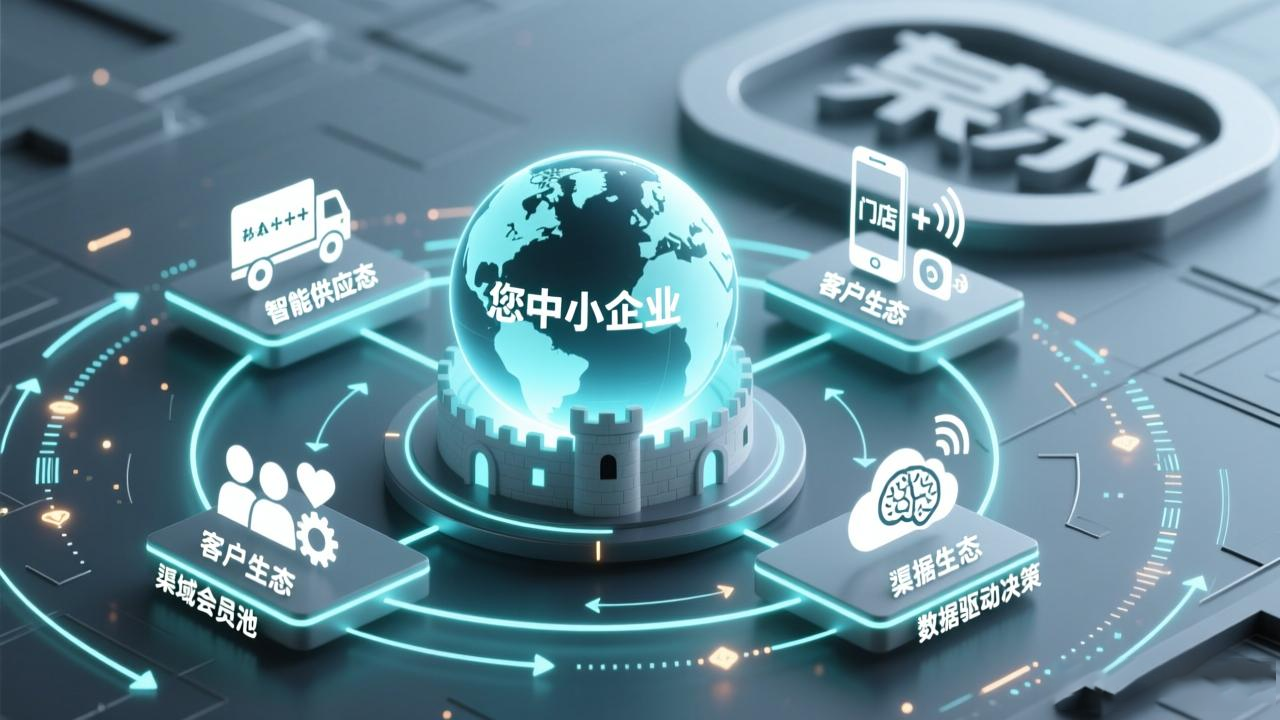 现代商业生态系统示意图