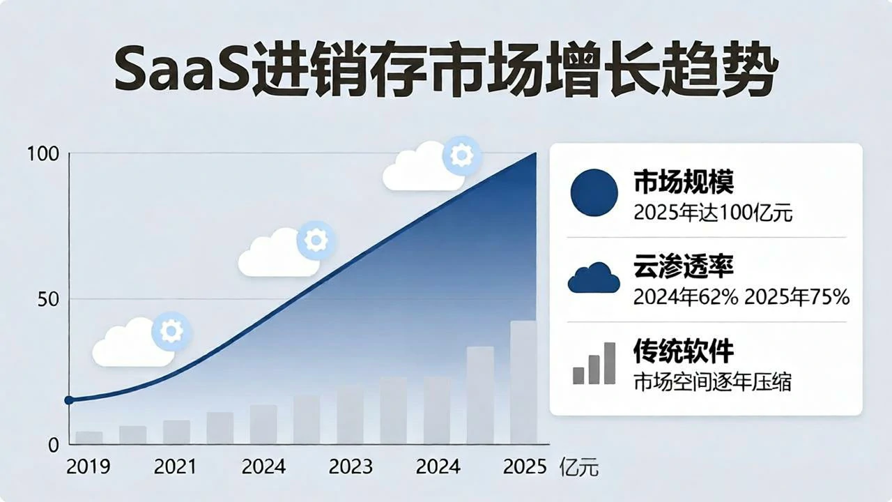 SaaS进销存趋势 云进销存市场规模 进销存行业报告