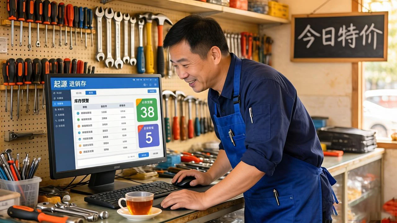 老板用起源进销存轻松管理库存