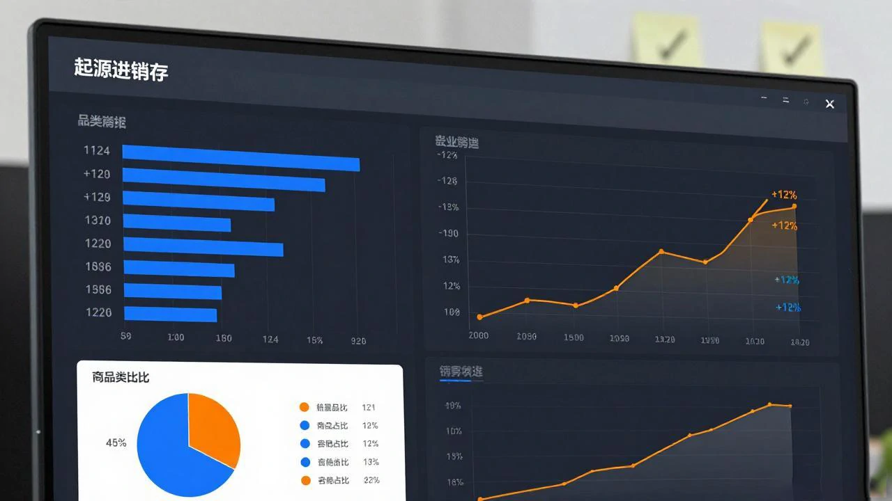 电脑上免费进销存的销售数据分析