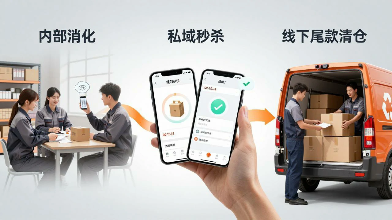 库存从滞销到多渠道极速出清的流动轨迹