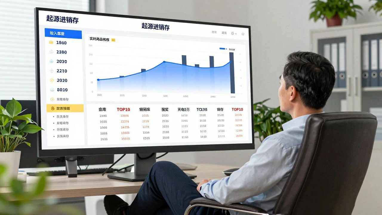 让老板坐在办公室就能洞悉仓库一切,告别“糊涂账”,实现精准决策