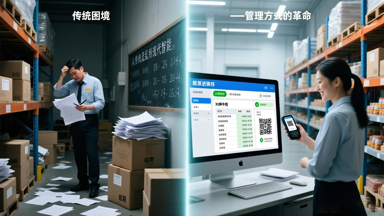 从传统的手工混乱到现代的智能清晰,一套系统改变了库存管理的世界