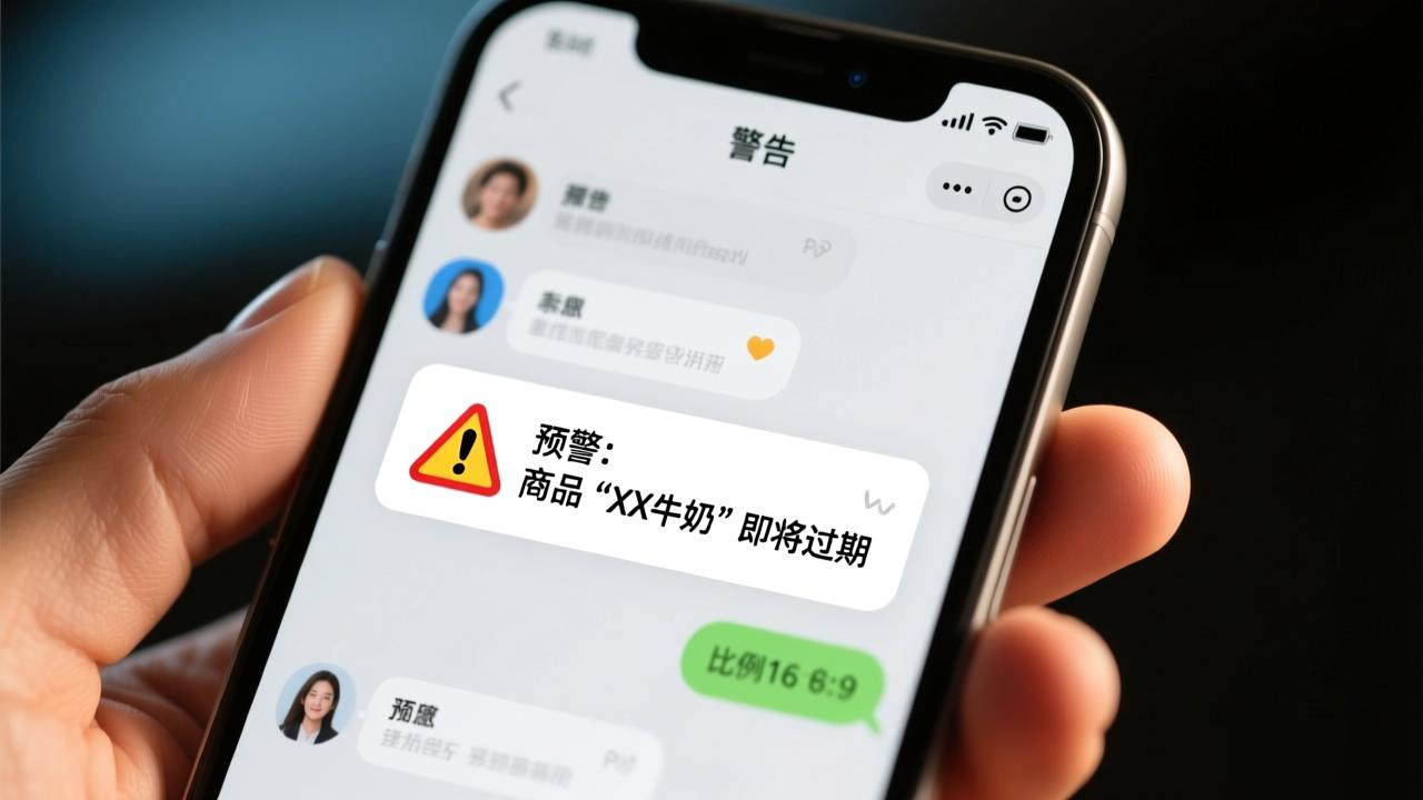 手机APP实时接收临期预警消息，随时随地掌握库存健康状态