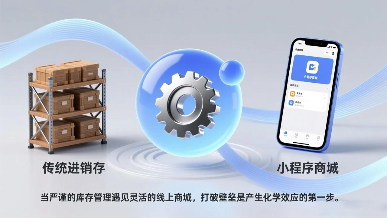 当严谨的库存管理遇见灵活的线上商城,打破壁垒是产生化学效应的第一步