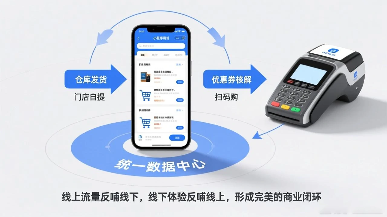 线上流量反哺线下,线下体验反哺线上,形成完美的商业闭环