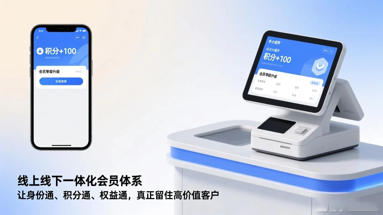 线上线下一体化会员体系,让身份通、积分通、权益通,真正留住高价值客户