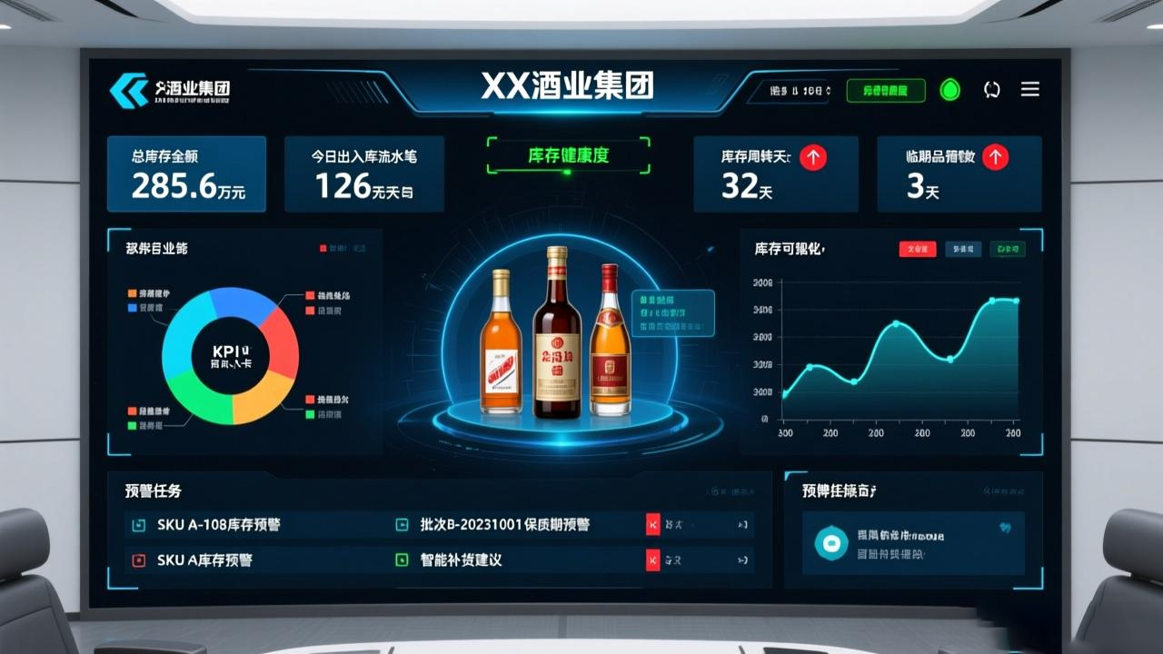 智能库存管理全局驾驶舱