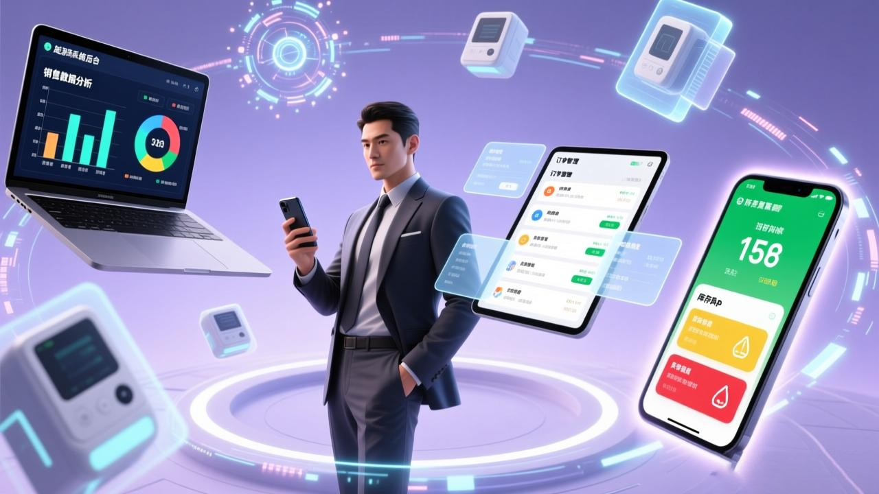 多端数据实时同步,随时随地,生意尽在掌握