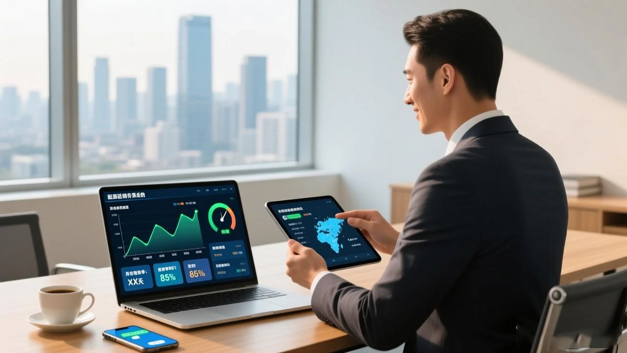 管理者通过智能系统的可视化数据看板，轻松掌控全局，做出精准决策