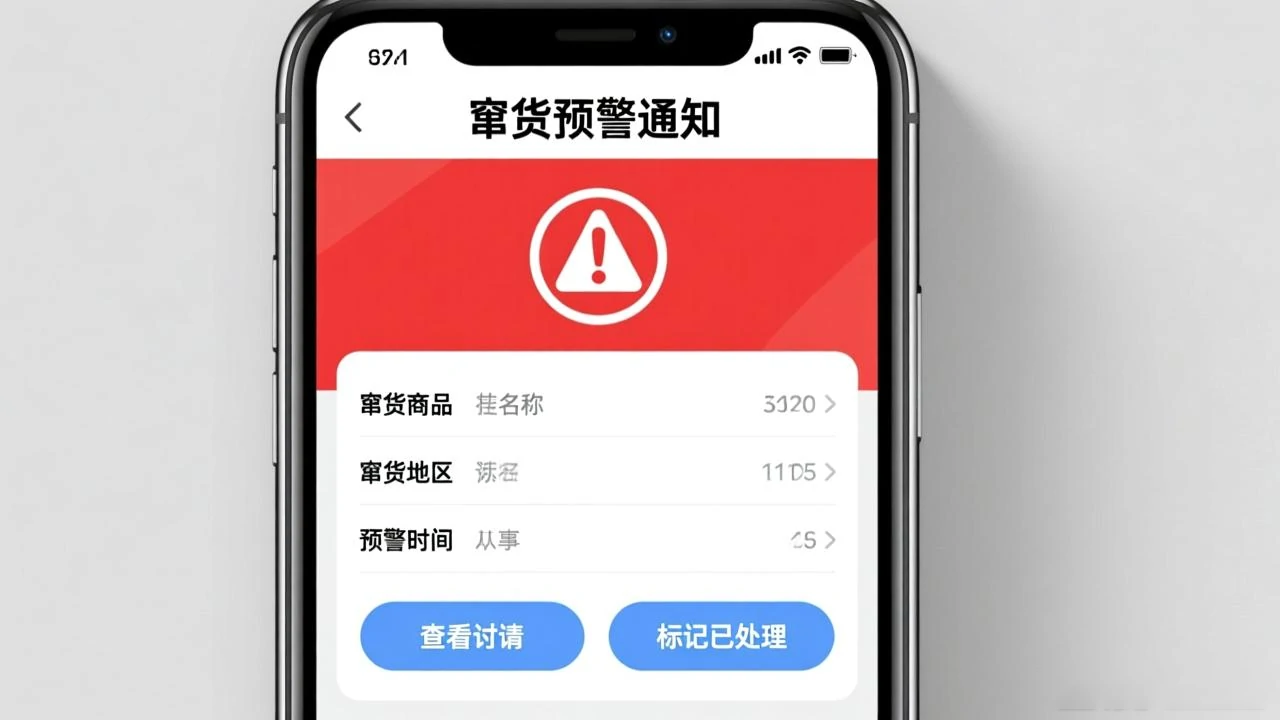 手机端窜货预警通知