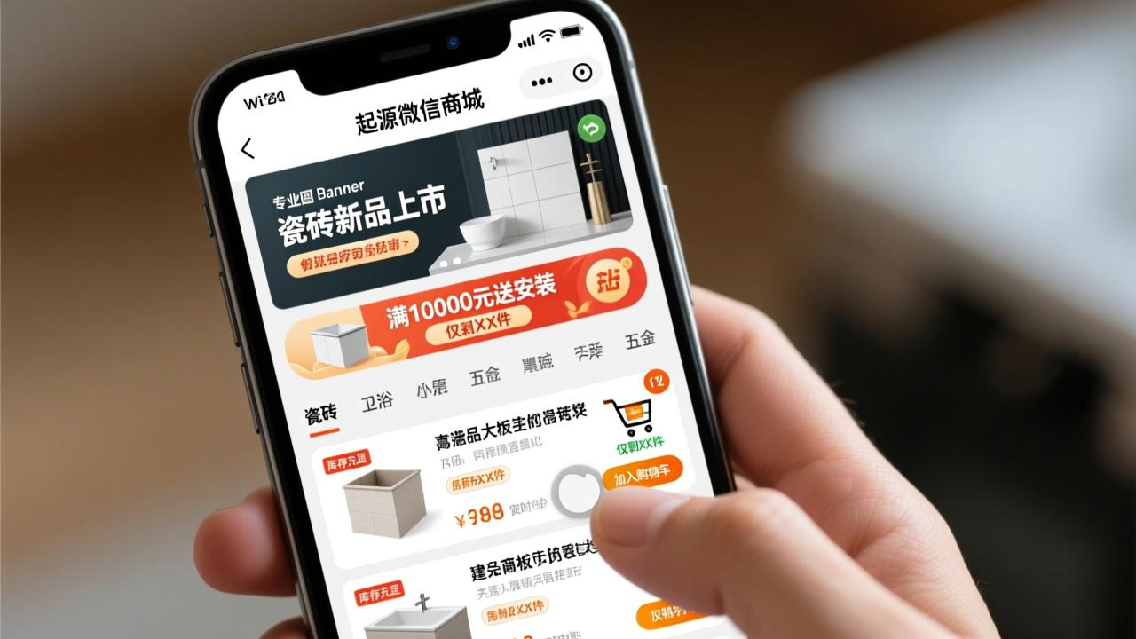 微信商城手机端界面展示图