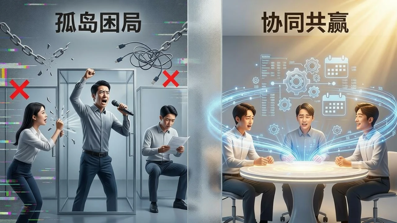 打破玻璃墙，从信息孤岛走向透明协同