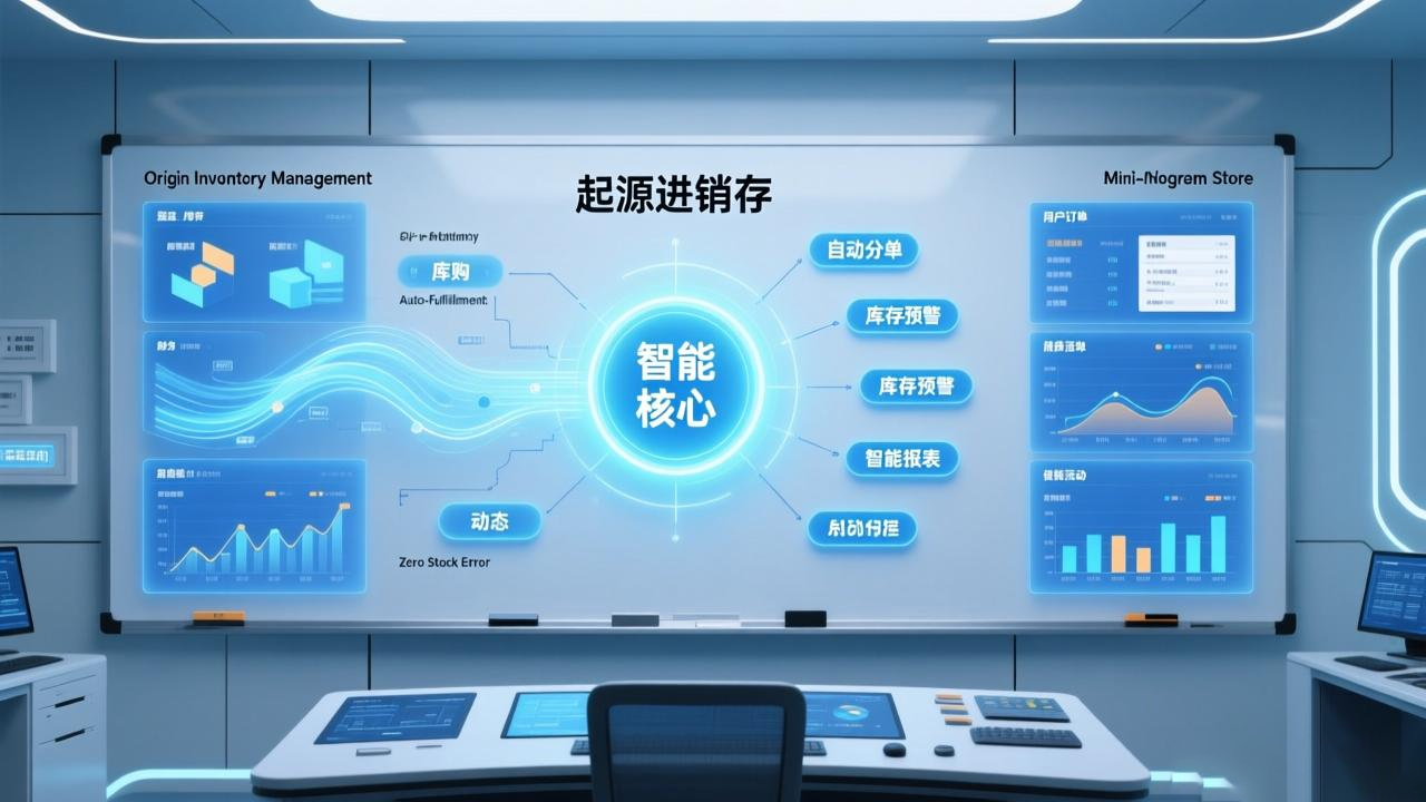 “起源进销存+小程序商城”一体化系统带来的清晰、有序与智能