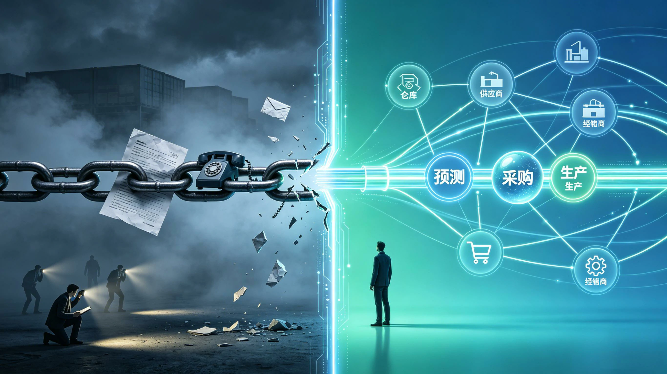 传统链断裂信息坠落,数字光路闭环通畅