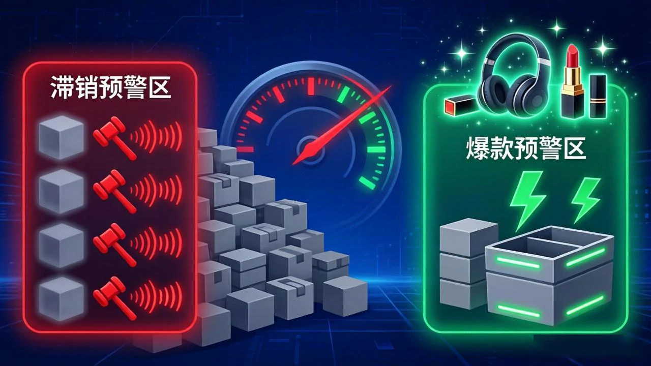 红绿预警无声跳动，库存健康一目了然