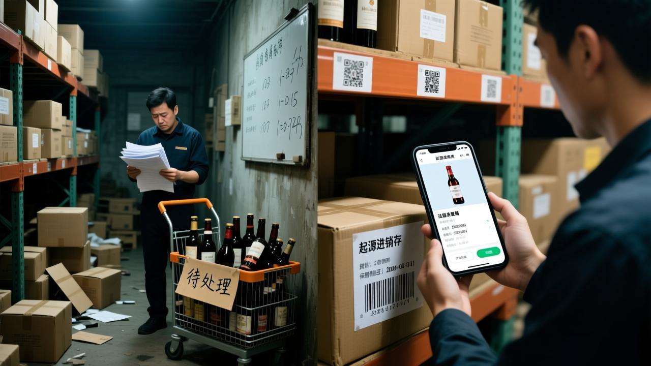 起源进销存数字化库存管理与传统纸质单据对比