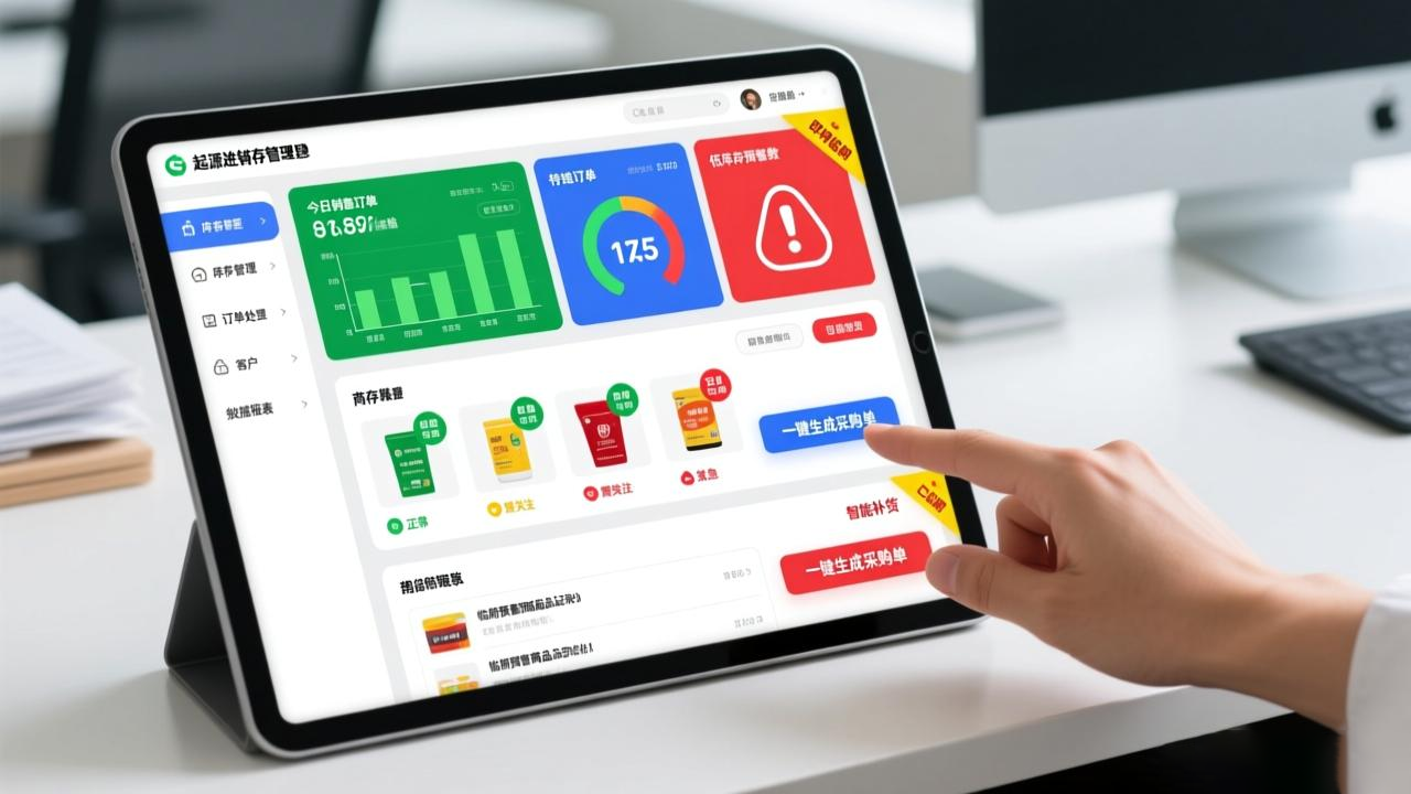现代化、简洁高效的数字化管理界面，是解决痛点的核心工具