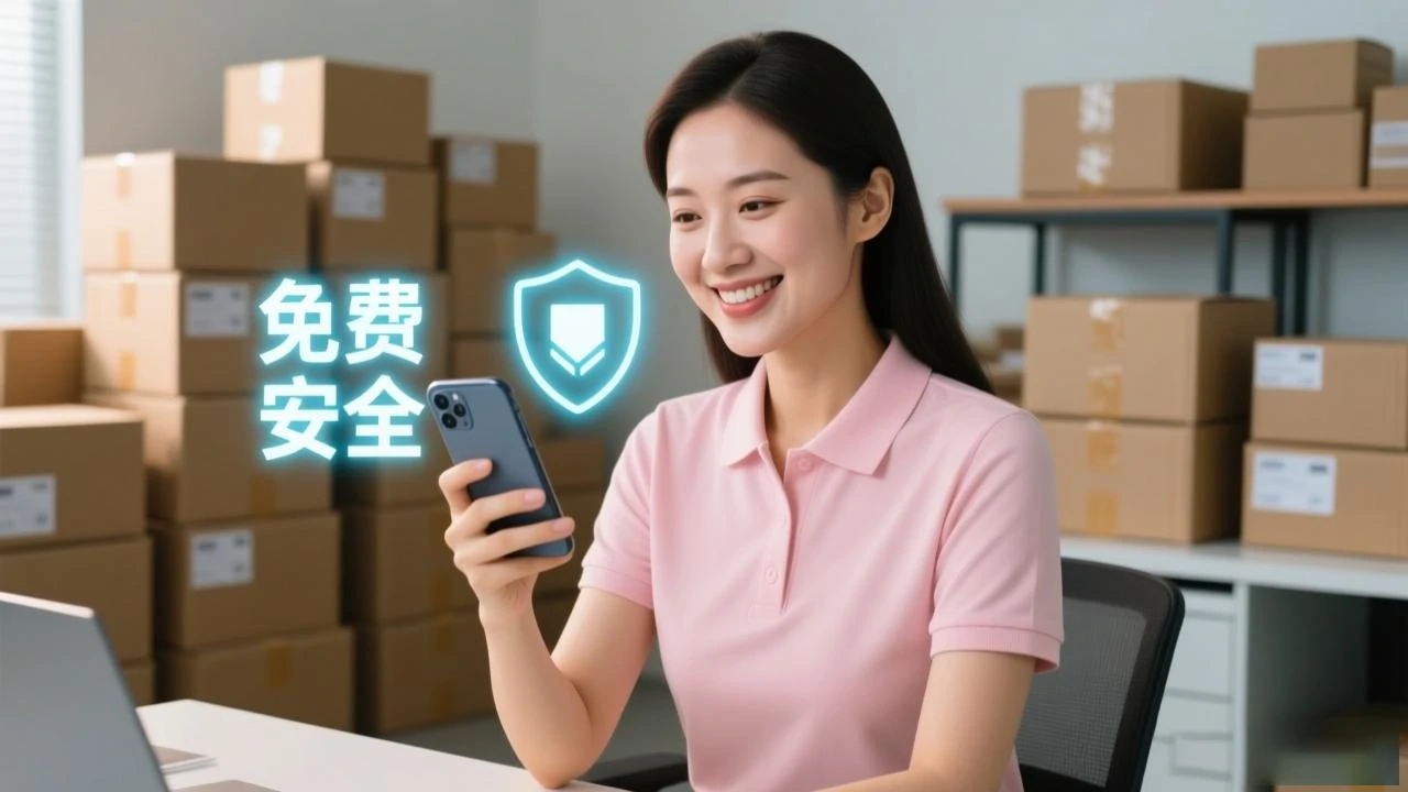 老板的轻松笑容